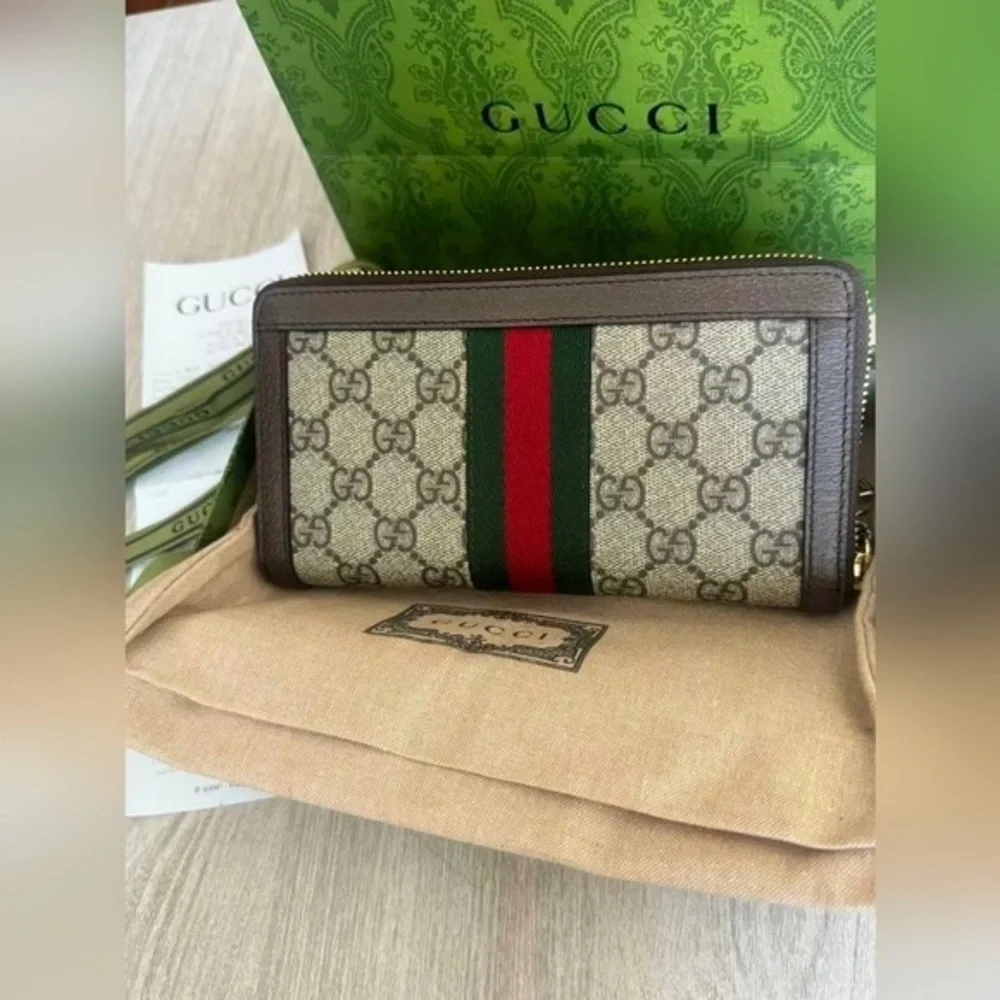 Gucci Ophidia Zip Around Wallet - Picture 2 of 8